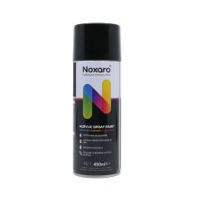 Vopsea spray transparent Negru 450ml NOXARO